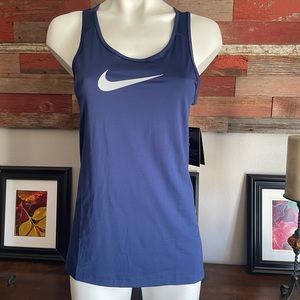 NWT Navy blue Nike dri-fit tank